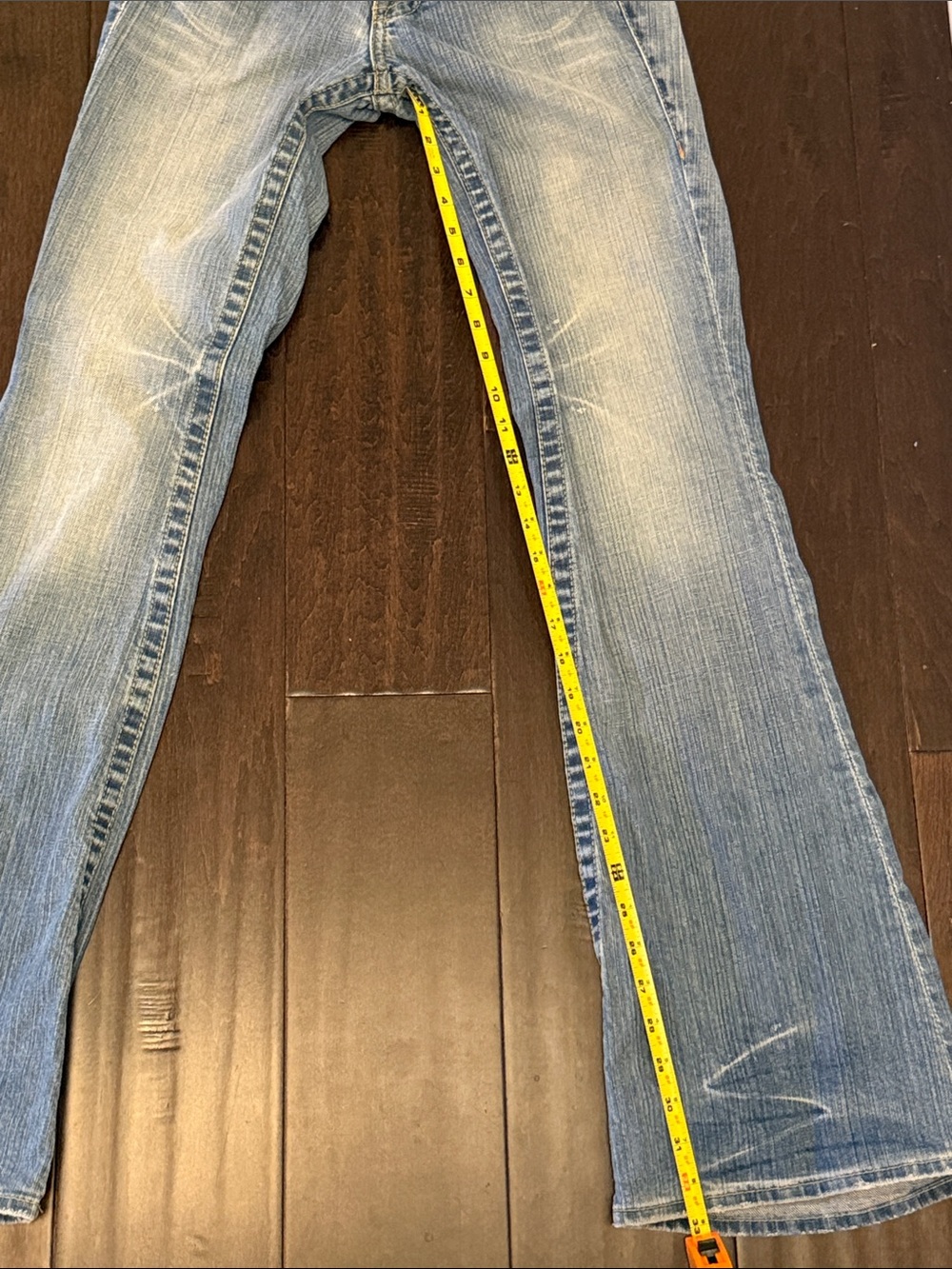 Vintage Y2K Bebe Distressed Kayla Bootcut Jeans with Embroidered Back Pockets - Picture 12 of 13